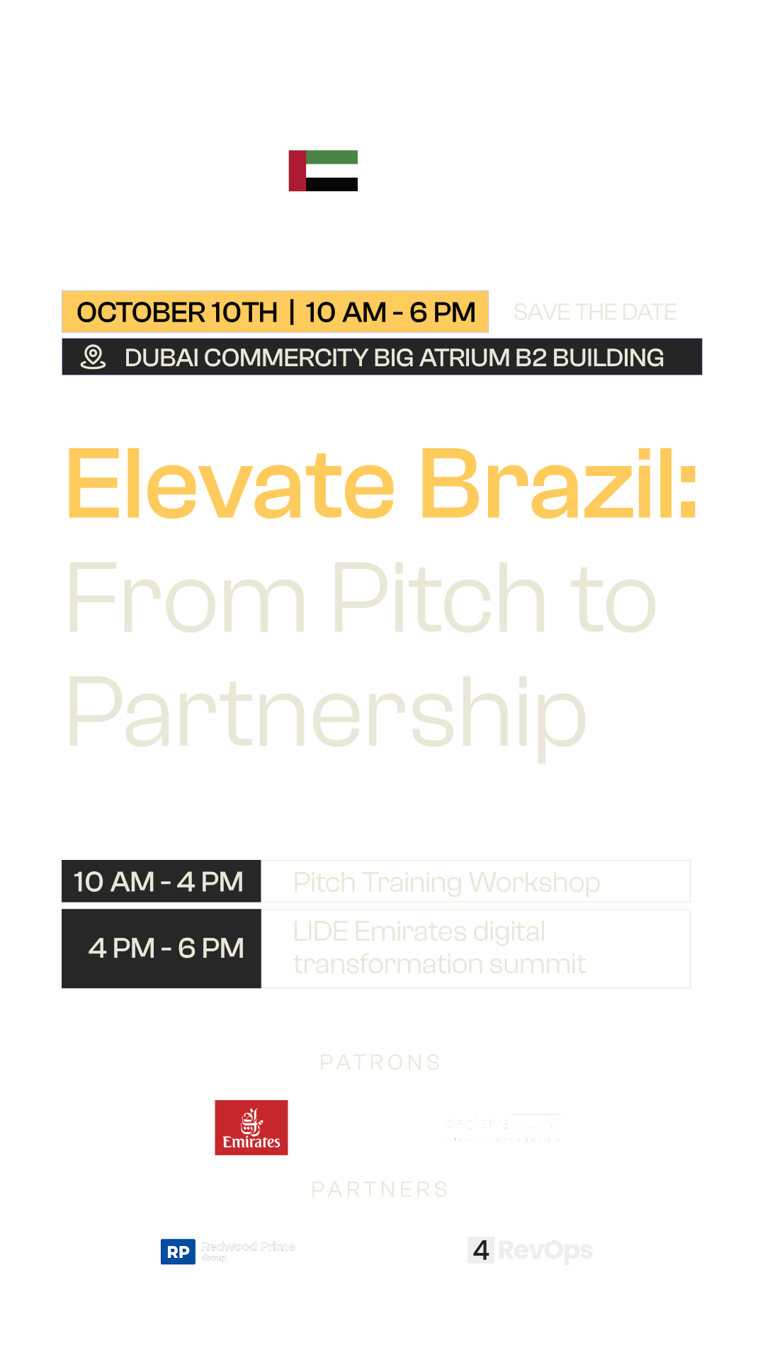 Lide Emirates _ Elevate Brazil 2025 - LP Lide Emirates _ Elevate Brazil 2025 - LP
